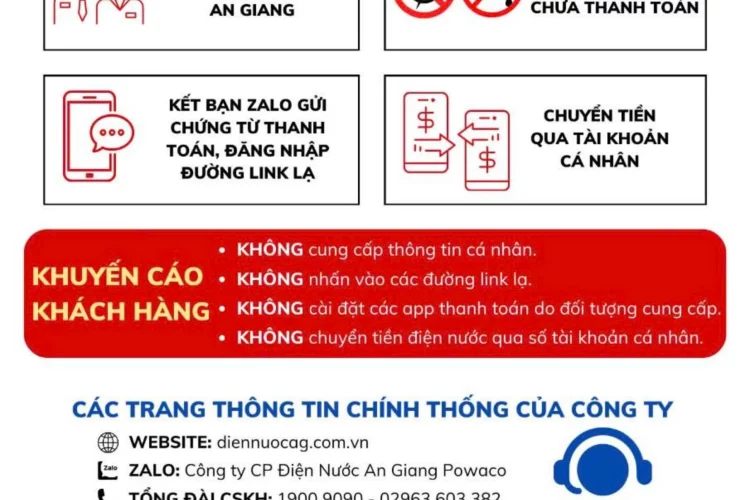 Cảnh báo chiêu thức lừa đảo khách hàng sử dụng điện, nước