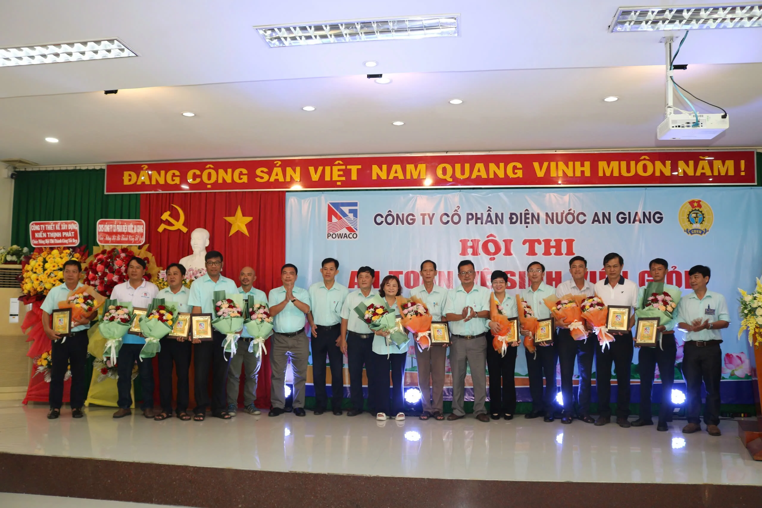 Hội thi An toàn Vệ sinh viên giỏi Công ty Cổ phần Điện nước An Giang lần thứ VIII/2026 – Lan tỏa tinh thần an toàn, kết nối những trái tim nhiệt huyết